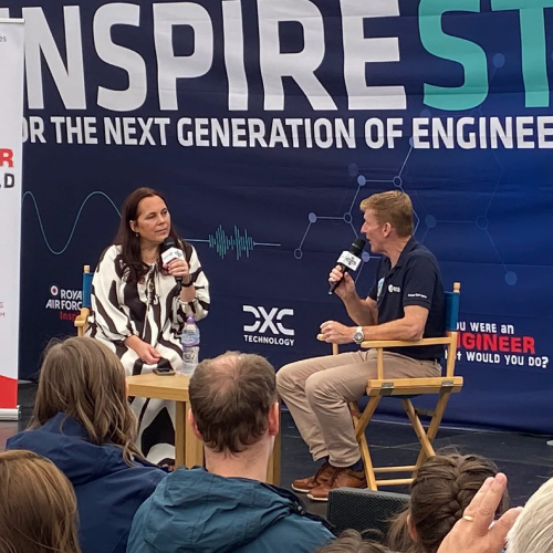 Jo Salter & Tim Peake Facilitating an Event